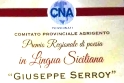 VII edizione del Premio di poesia dialettale "Giuseppe Serroy"