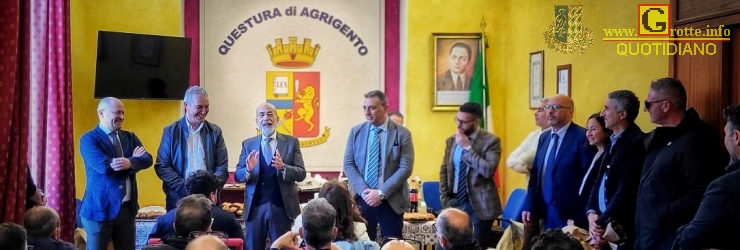 Cerimonia di saluto per il sovrintendente capo Alfonso Tirone che va in pensione