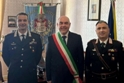Visita istituzionale in Municipio del Comandante provinciale dei Carabinieri, colonnello Nicola De Tullio