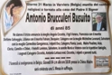  tornato alla casa del Padre il sig. Antonio Brucculeri Busuito
