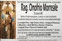  tornato alla casa del Padre il rag. Onofrio Morreale