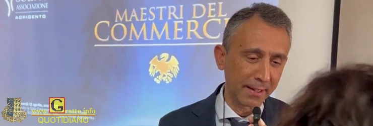 50&Pi Agrigento: premiazione dei Maestri del Commercio