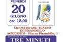 Presentazione del libro "Tre minuti" di Andrea Cirino