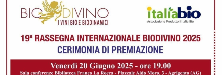19^ Rassegna Internazionale Biodivino 2025