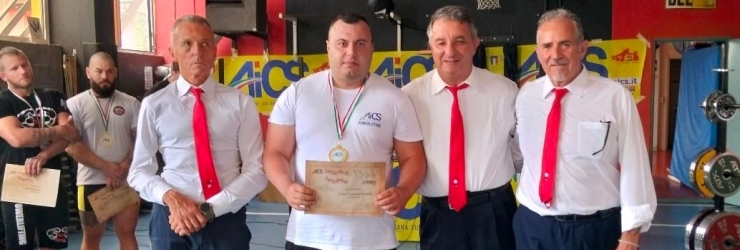 Salvatore Busuito conquista per la seconda volta il Titolo europeo di Benchpress