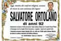  tornato alla casa del Padre il sig. Salvatore Ortolano