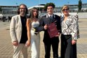 Il Maresciallo Antonio Pio Lazzara con i familiari
