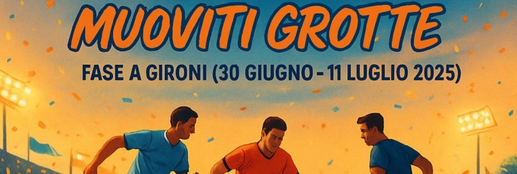 "Muoviti Grotte" scende il campo: calendario del Torneo di Calcio a 5 "Mondiale per club"