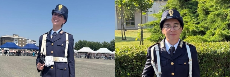 Giuramento da agenti di Polizia per le grottesi Marianna Giglia e Flavia Pia Zaffuto
