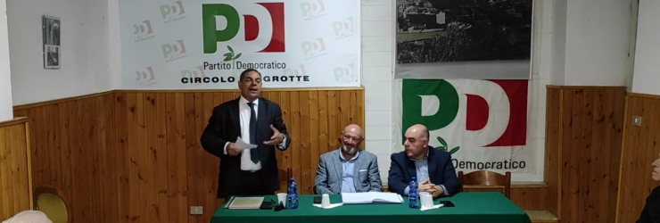 Insediamento del Segretario del Circolo PD di Grotte Antonio Salvaggio