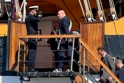 Delegazione comunale a bordo dell'Amerigo Vespucci