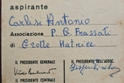 Tessera dell'Azione Cattolica, anno 1967/68
