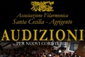 Nuove audizioni per coristi della Filarmonica "Santa Cecilia"