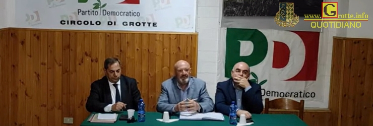 Riunione presso il Circolo PD di Grotte
