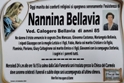  tornata alla casa del Padre la sig.ra Nannina Bellavia