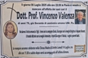  tornato alla casa del Padre il dott. prof. Vincenzo Valenza