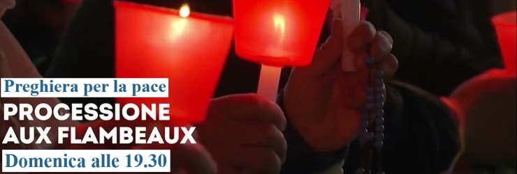 Fiaccolata di preghiera per la pace
