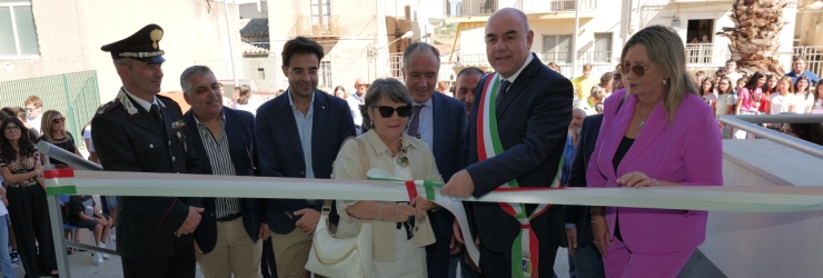 Scuola. Inaugurazione del plesso "V. E. Orlando" di Via Acquanova
