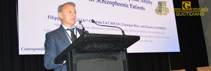 Il prof. Filippo La Paglia durante la sua relazione