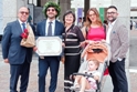 Il dott. Giuseppe Russo con i familiari