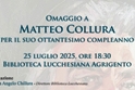 Omaggio a Matteo Collura: serata speciale alla Biblioteca Lucchesiana di Agrigento, venerd 25 luglio