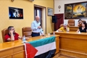 La bandiera palestinese esposta in Consiglio comunale, a Grotte