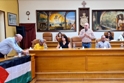 La bandiera palestinese esposta in Consiglio comunale, a Grotte