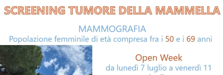 Tumore al seno: ad Agrigento mammografie gratuite per per la diagnosi precoce