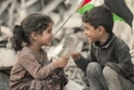 Bambini a Gaza
