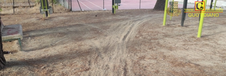Atto vandalico nell'Area Fitness di Viale Lazio