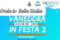 Racalmuto. "Vaneddra in festa 2", tra musica, arte e poesia; sabato 5 luglio