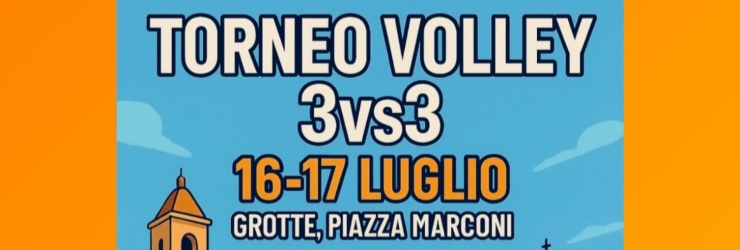 L'Associazione "Muoviti Grotte" anima Piazza Marconi col suo Torneo di Volley; aperte le iscrizioni