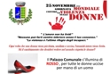 25 Novembre, Giornata contro la violenza sulle donne: Grotte si tinge di rosso