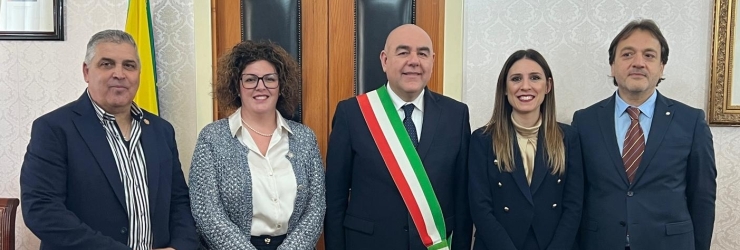 Giunta comunale di Grotte: Cutaia, Minneci Sberna, Provvidenza, Di Salvo e Butera