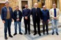 L'Arcivescovo con alcuni seminaristi