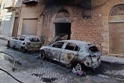 A fuoco due autovetture a Grotte, in Via Francesco Crispi