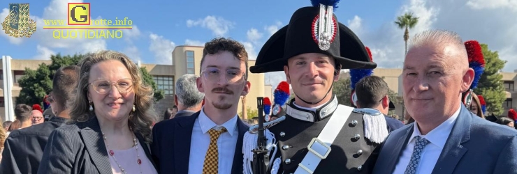 Antonio Pilato � entrato nell'Arma dei Carabinieri