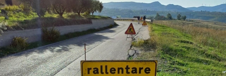 Appaltati i lavori per la strada Grotte-Scintilia lungo la SP 60 in territorio di Comitini