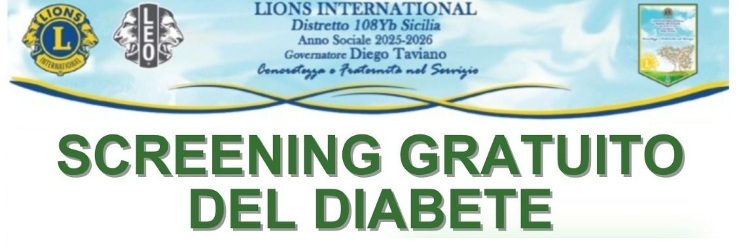 Screening gratuito del diabete, a cura dei Lions