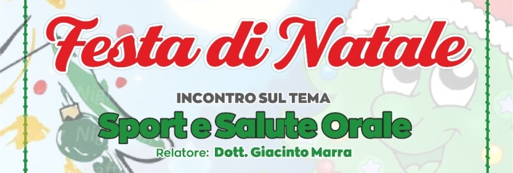 "Sport e salute orale" con "Tombolata di Natale"