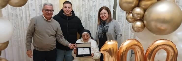 100 anni per suor Maria Ernesta: da Grotte agli USA, una vita al servizio degli altri