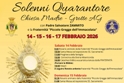 Il programma delle Giornate Eucaristiche (Quarantore) in Chiesa Madre