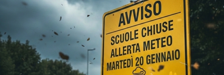 Maltempo: scuole chiuse e misure di sicurezza per l'allerta meteo di marted� 20 gennaio