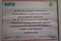 100^ giornata di donazione dell'Avis comunale di Grotte