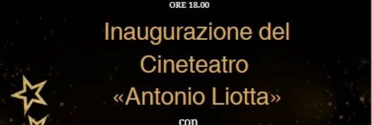 Grotte riapre il Cineteatro "Antonio Liotta"; inaugurazione sabato 21 febbraio