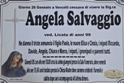 � tornata alla casa del Padre la sig.ra Angela Salvaggio