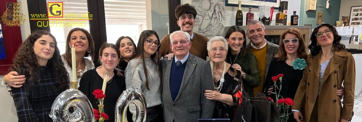 A Grotte festeggiati i 90 anni di Francesco Daina