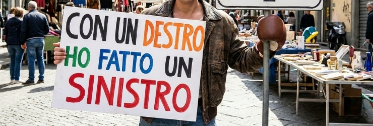 Con un destro ho fatto un sinistro