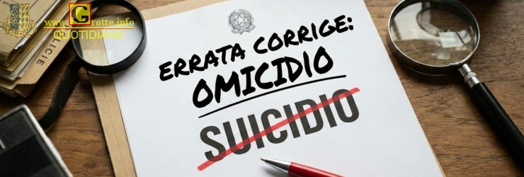 "Errata corrige: non suicidio ma omicidio"