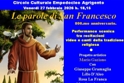 "Le parole di San Francesco" in scena al Circolo Culturale Empedocleo